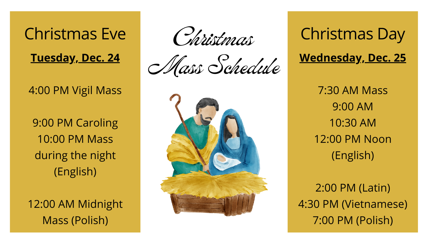 Christmas Mass Schedule